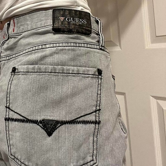 Guess brand straight leg jeans
